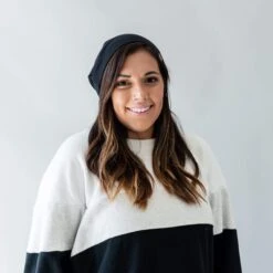 Bamboo Jersey Adult Beanie In Midnight