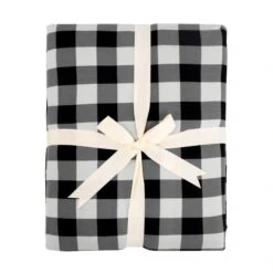 Adult Quilted Blanket In Midnight Plaid 2.5