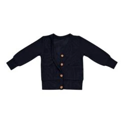 Bamboo Jersey Cardigan In Midnight