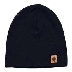 Bamboo Jersey Beanie In Midnight