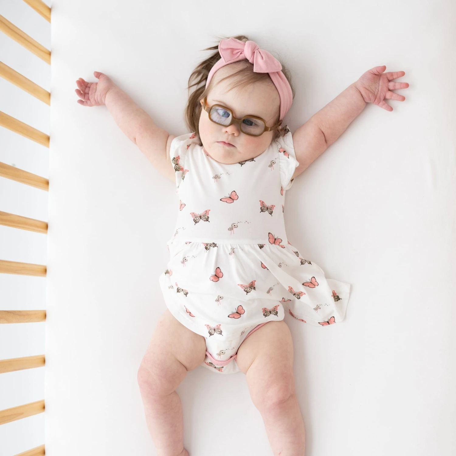 Twirl Bodysuit Dress In Butterfly - Image 2