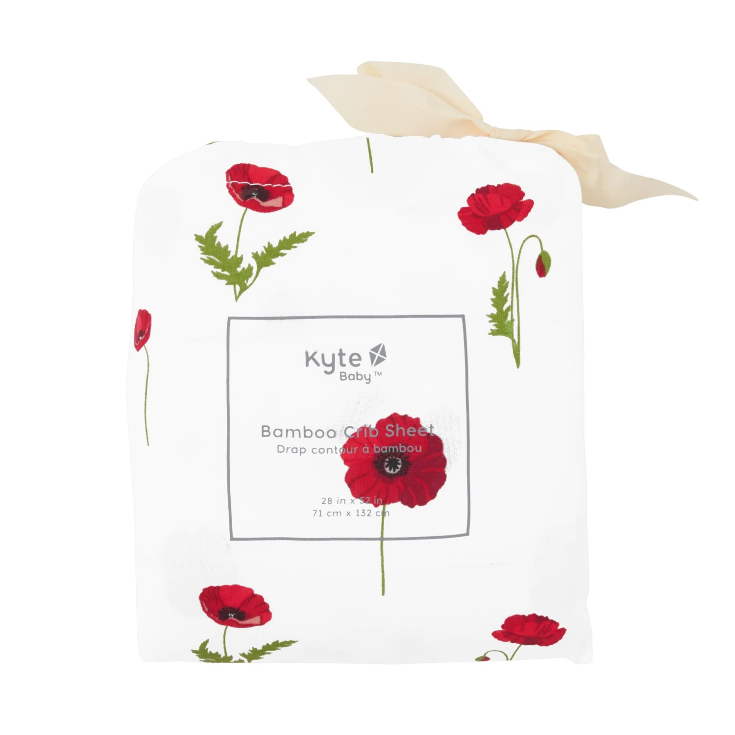 Crib Sheet In Cloud Poppies - Image 4