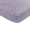 Crib Sheet In Taro Leopard