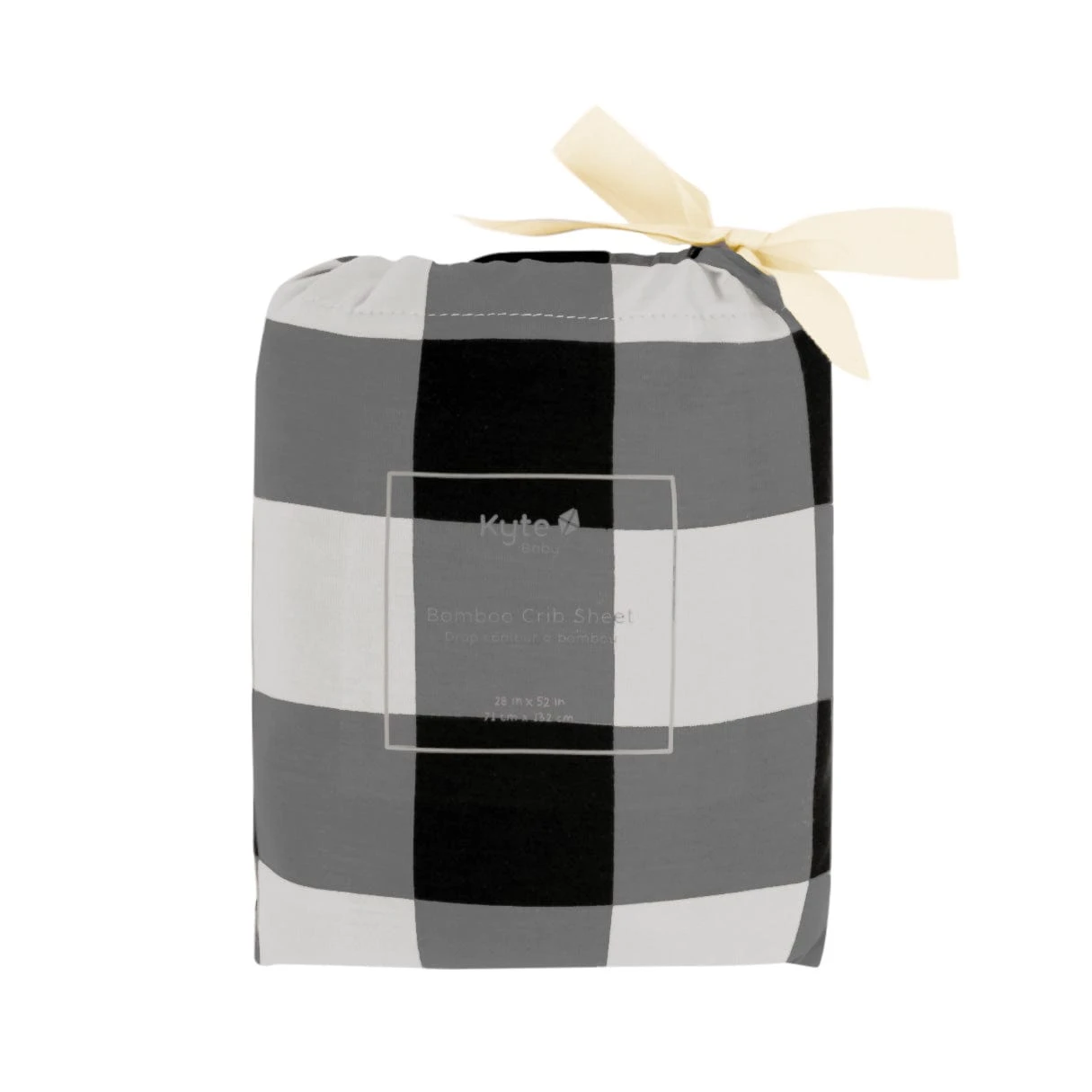 Crib Sheet In Midnight Plaid - Image 3