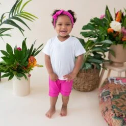 Harem Shorts In Raspberry