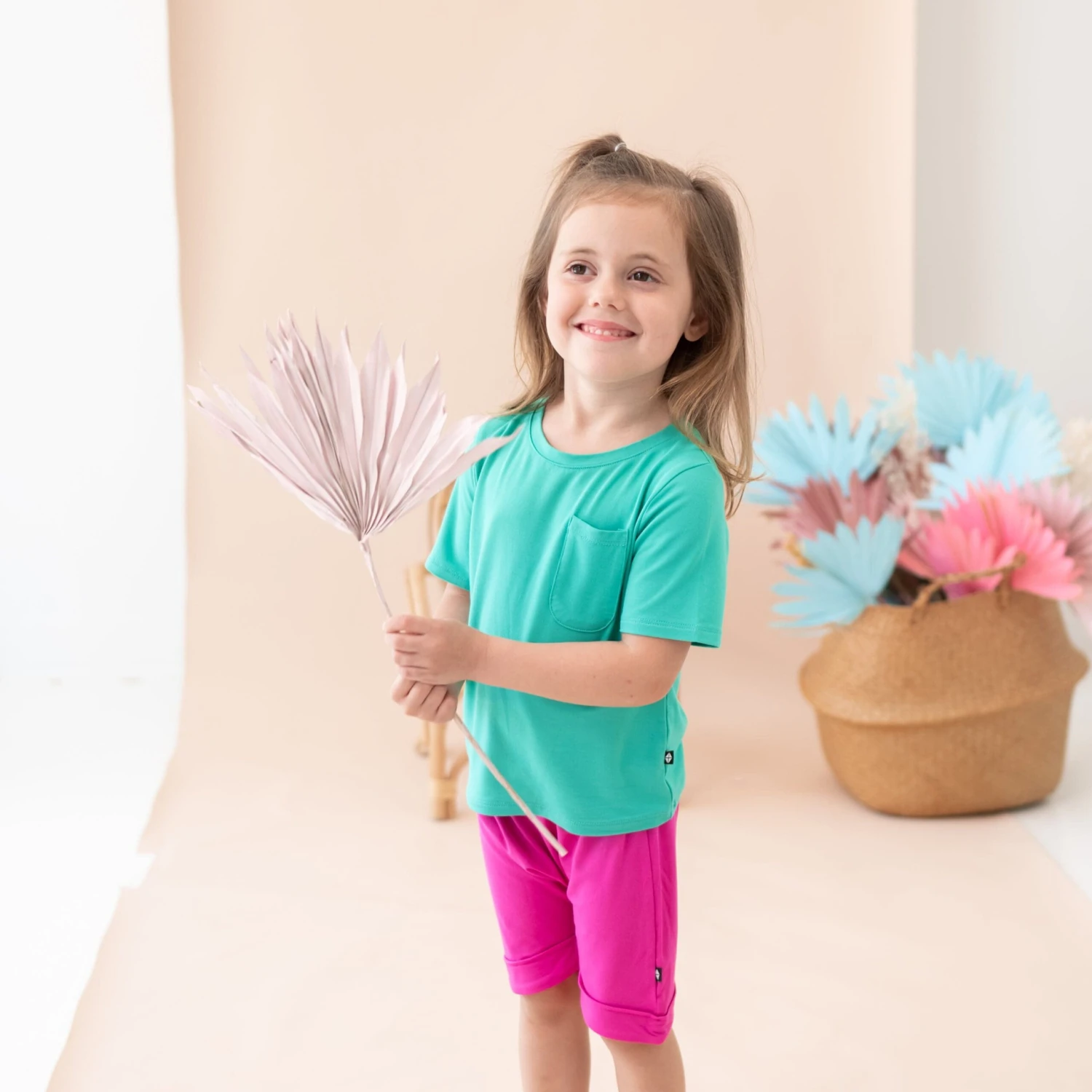 Harem Shorts In Raspberry - Image 4