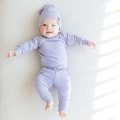 Bamboo Jersey Jogger Set In Taro