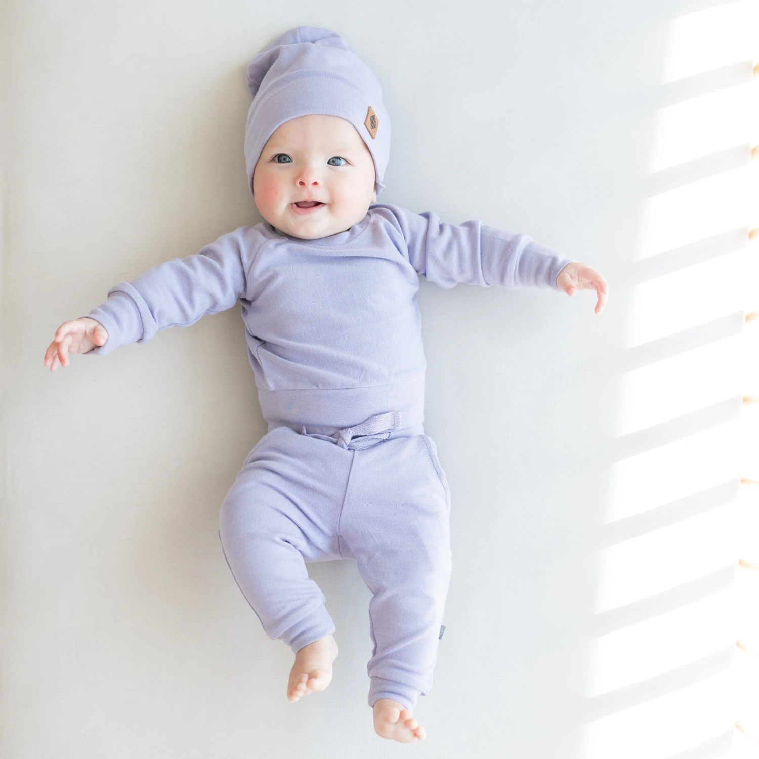 Bamboo Jersey Jogger Set In Taro