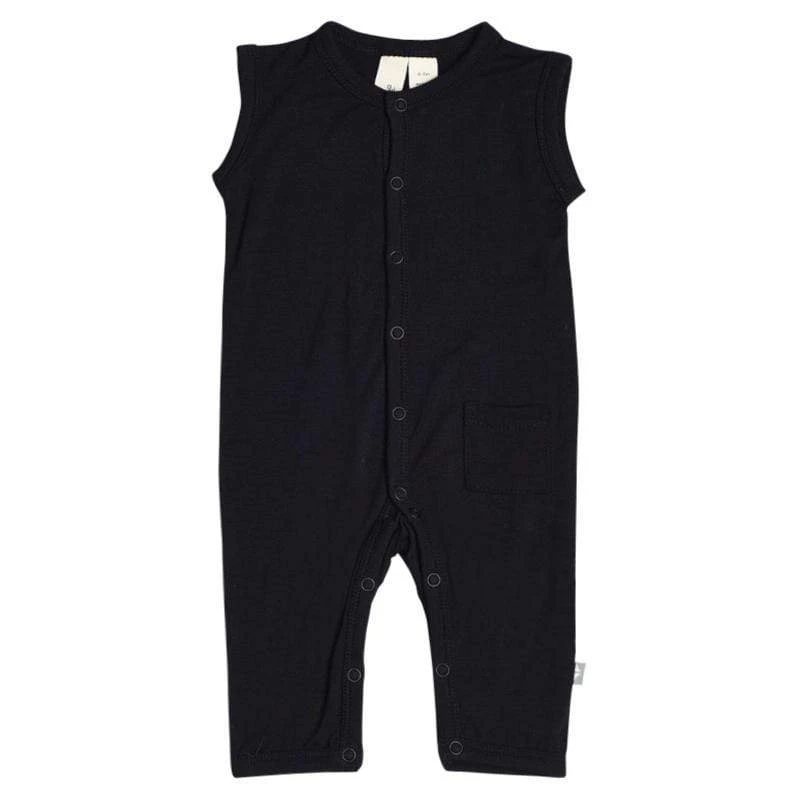 Sleeveless Romper In Midnight