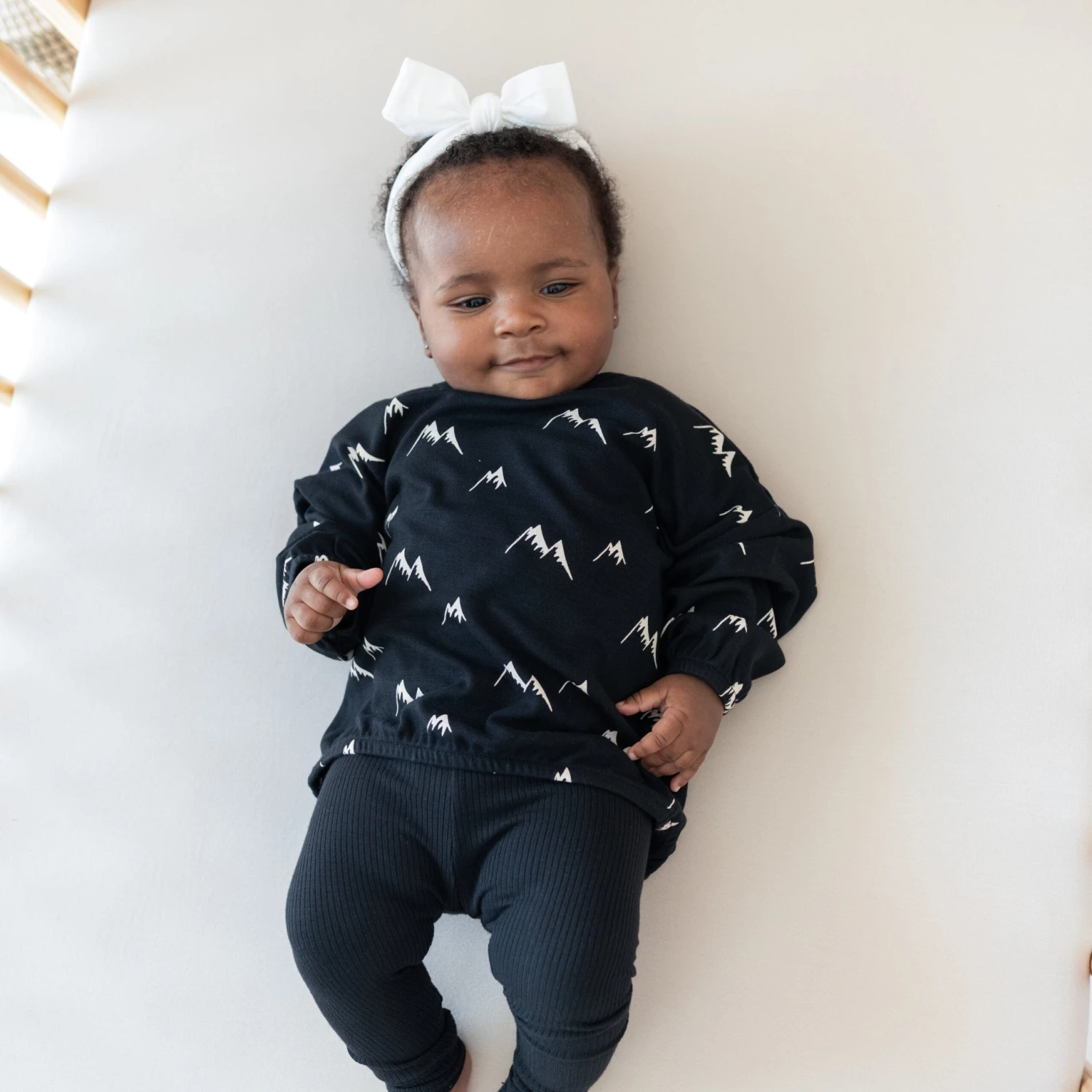 Bamboo Jersey Long Sleeve Drop Shoulder Top In Mountain - Image 4