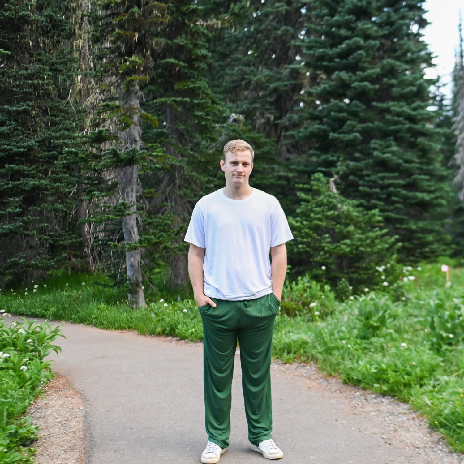 Men's Lounge Pants In Forest