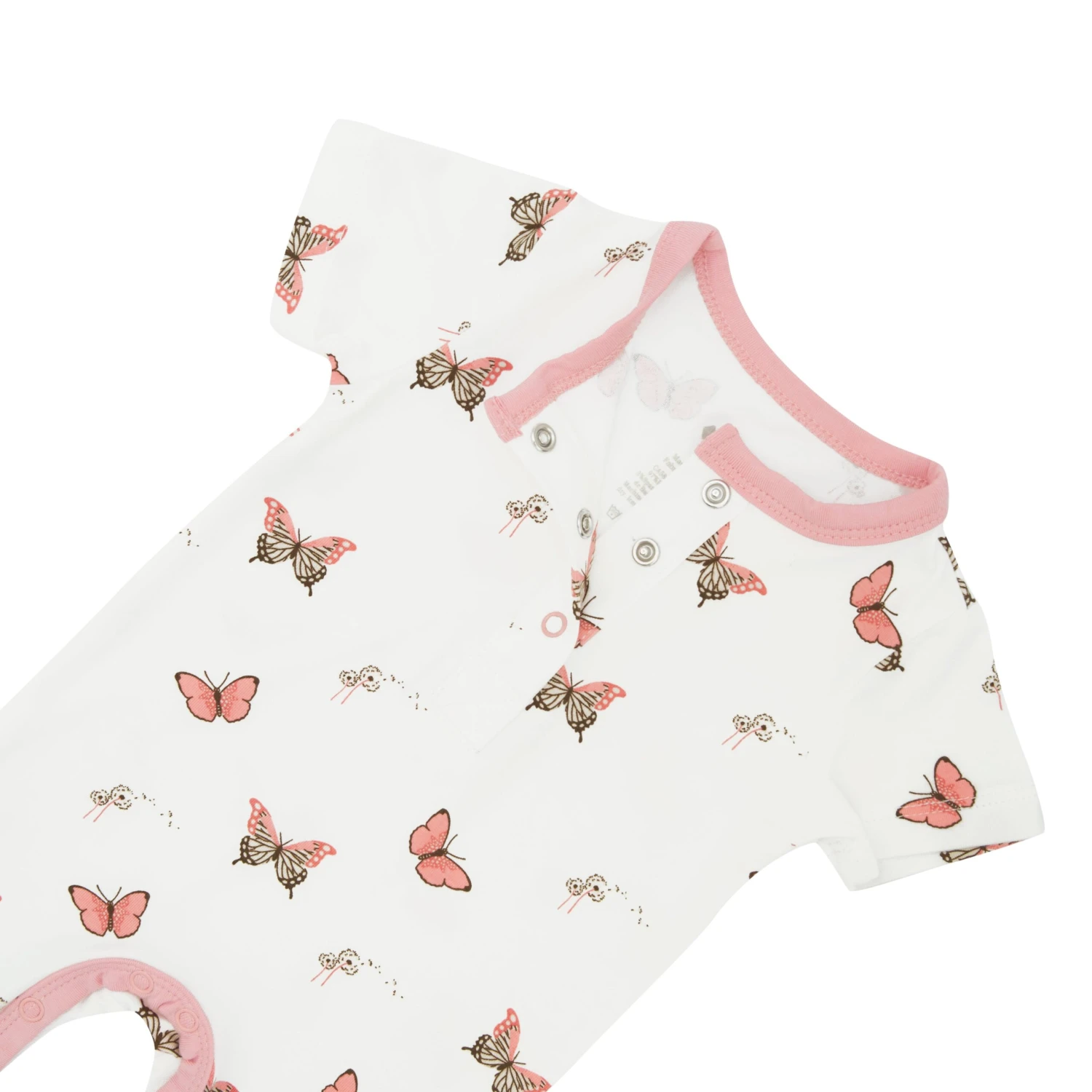 Short Sleeve Romper In Butterfly - Image 3