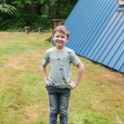 Toddler Crew Neck Tee In Coastline