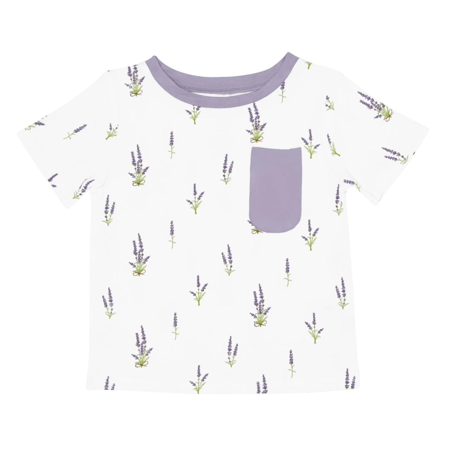 Toddler Crew Neck Tee In Lavender - Image 2