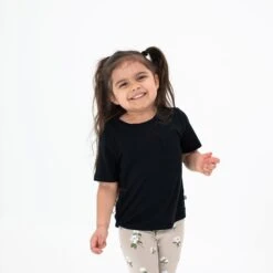 Toddler Crew Neck Tee In Midnight