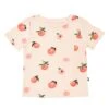 Toddler Crew Neck Tee In Peach