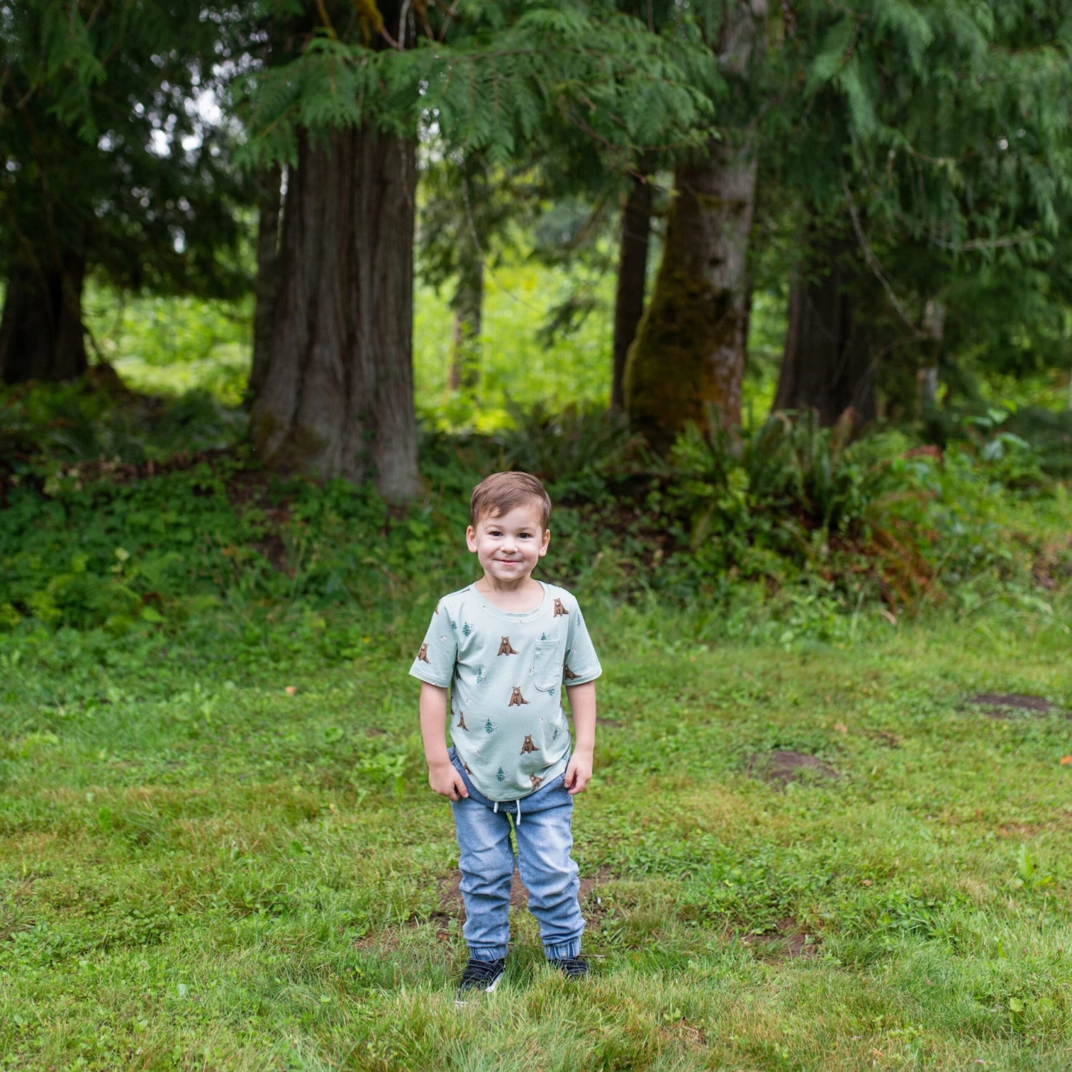 Toddler Crew Neck Tee In Trail - Image 5