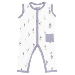 Sleeveless Romper In Lavender