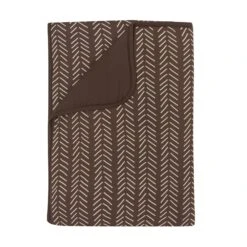 Toddler Blanket In Espresso Herringbone 1.0