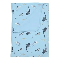 Toddler Blanket In Stream Shark 1.0