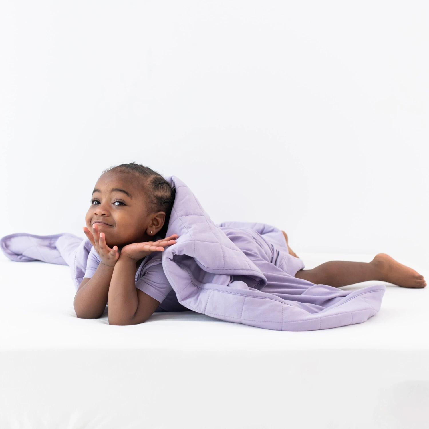 Toddler Blanket In Taro 2.5 - Image 3