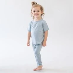Toddler Leggings In Fog