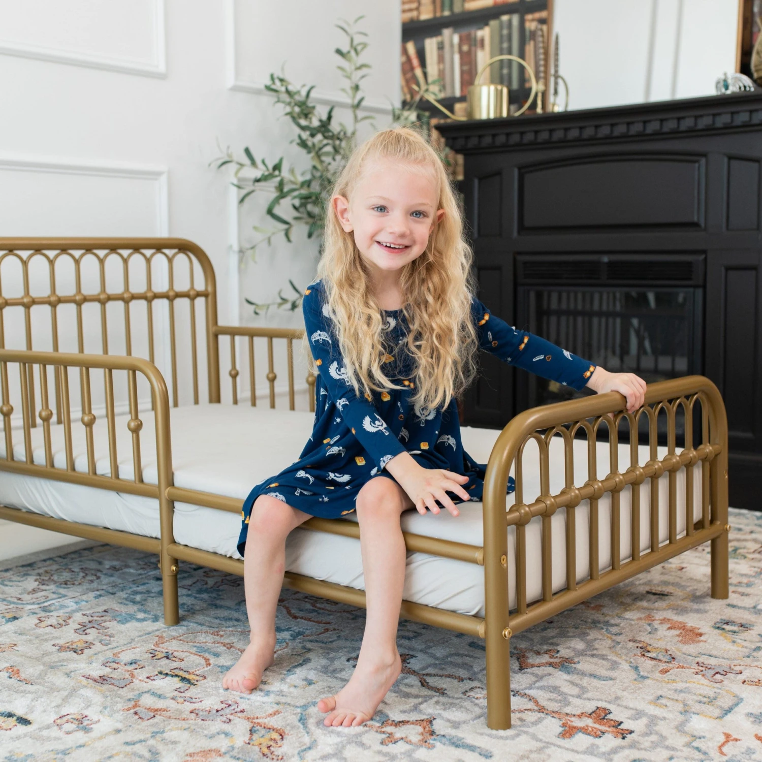 Long Sleeve Twirl Dress In Ravenclaw™