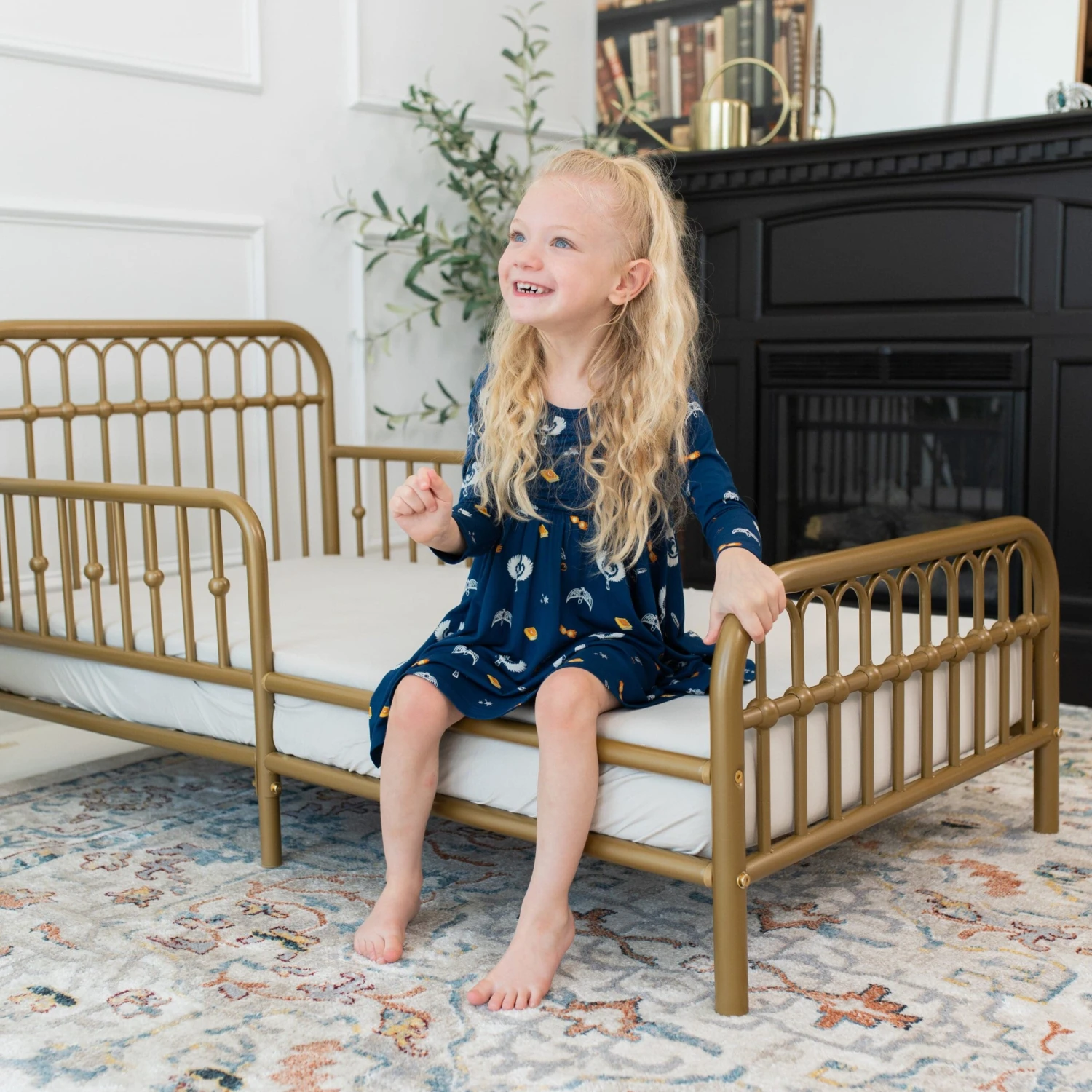 Long Sleeve Twirl Dress In Ravenclaw™ - Image 4