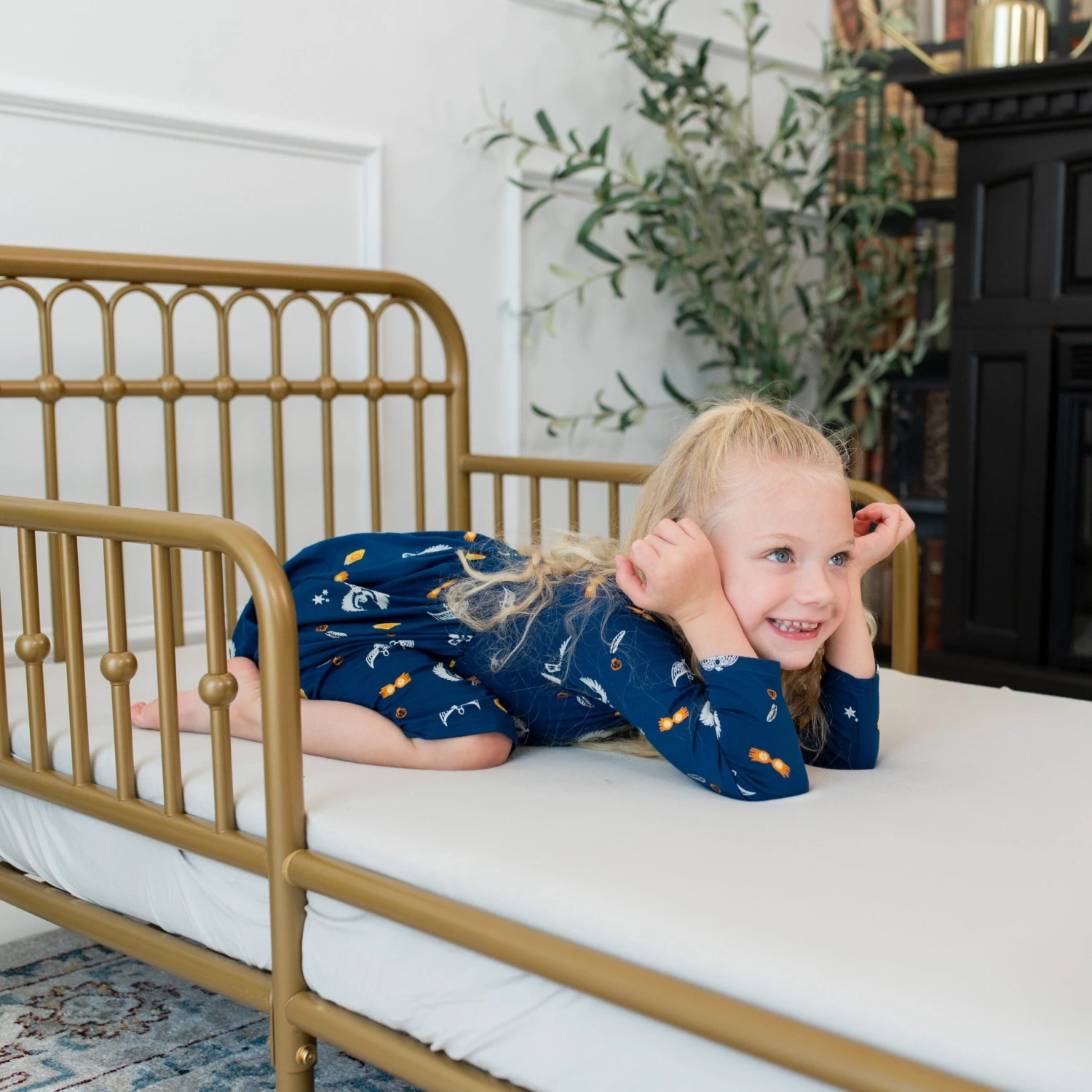 Long Sleeve Twirl Dress In Ravenclaw™ - Image 3