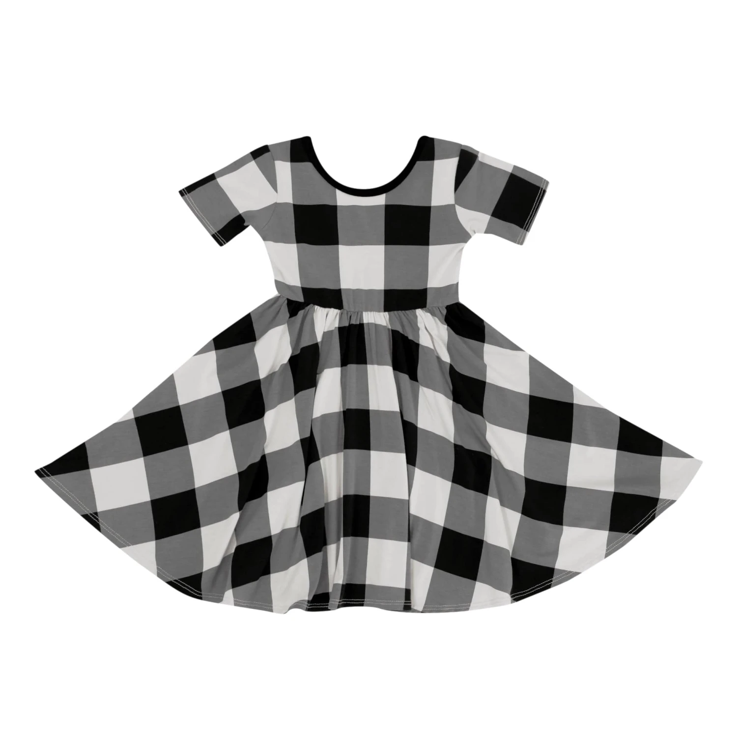 Twirl Dress In Midnight Plaid - Image 2
