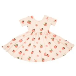 Twirl Dress In Peach