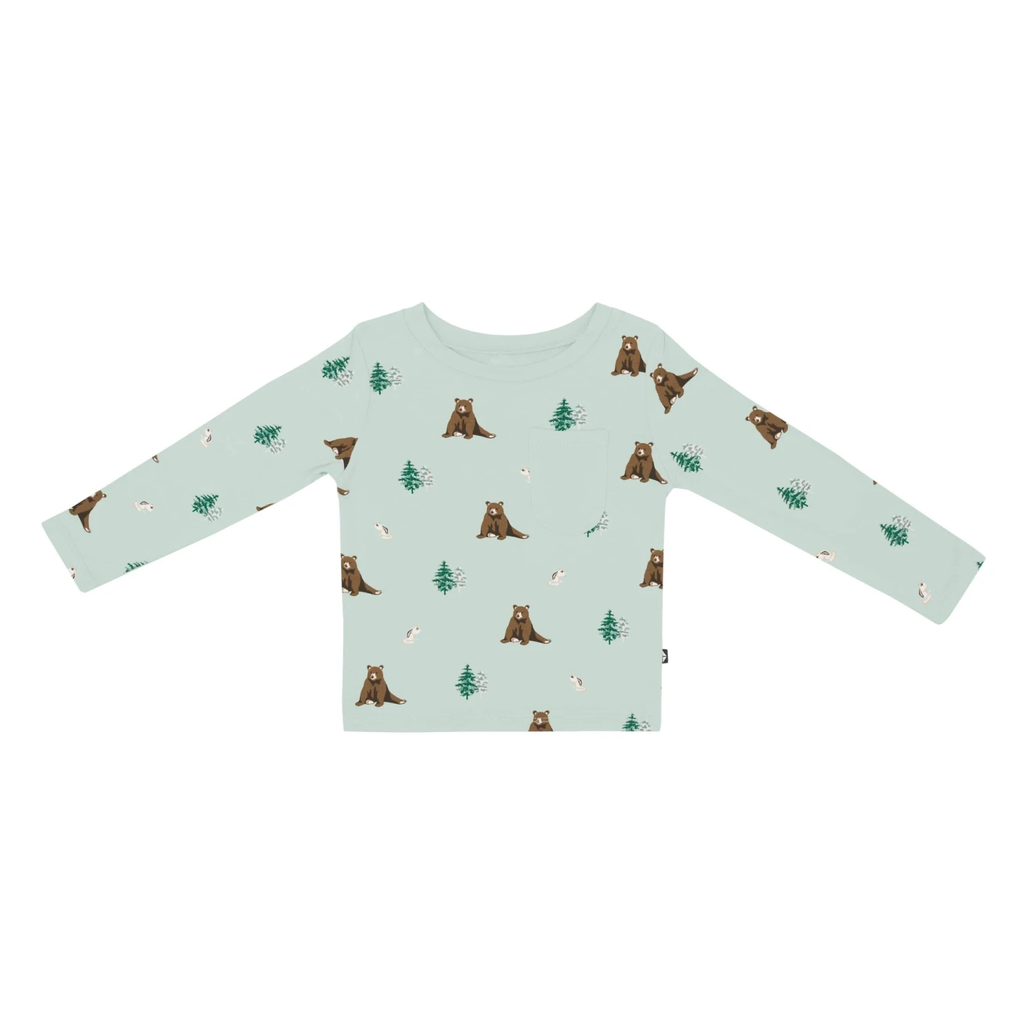 Long Sleeve Toddler Crew Neck Tee In Trail