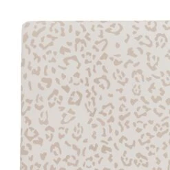 Twin Sheet In Oat Leopard