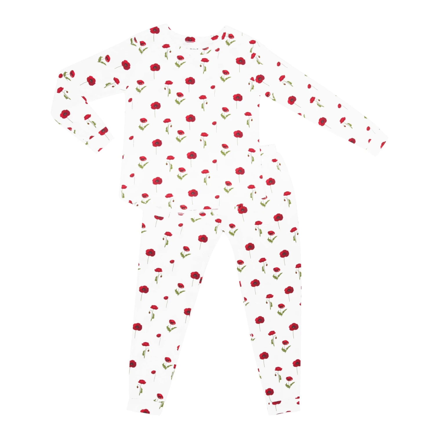 Women's Jogger Pajama Set In Cloud Poppies - Image 2