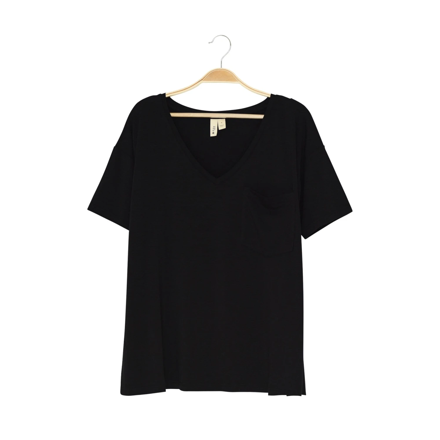 Women’s Relaxed Fit V-Neck In Midnight - Image 2