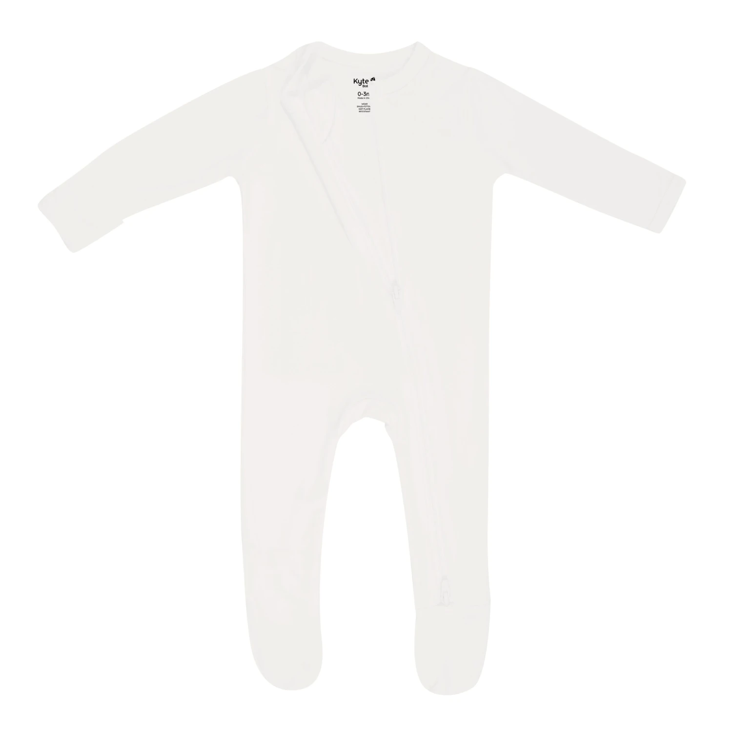 Zippered Footie In Cloud - Image 6