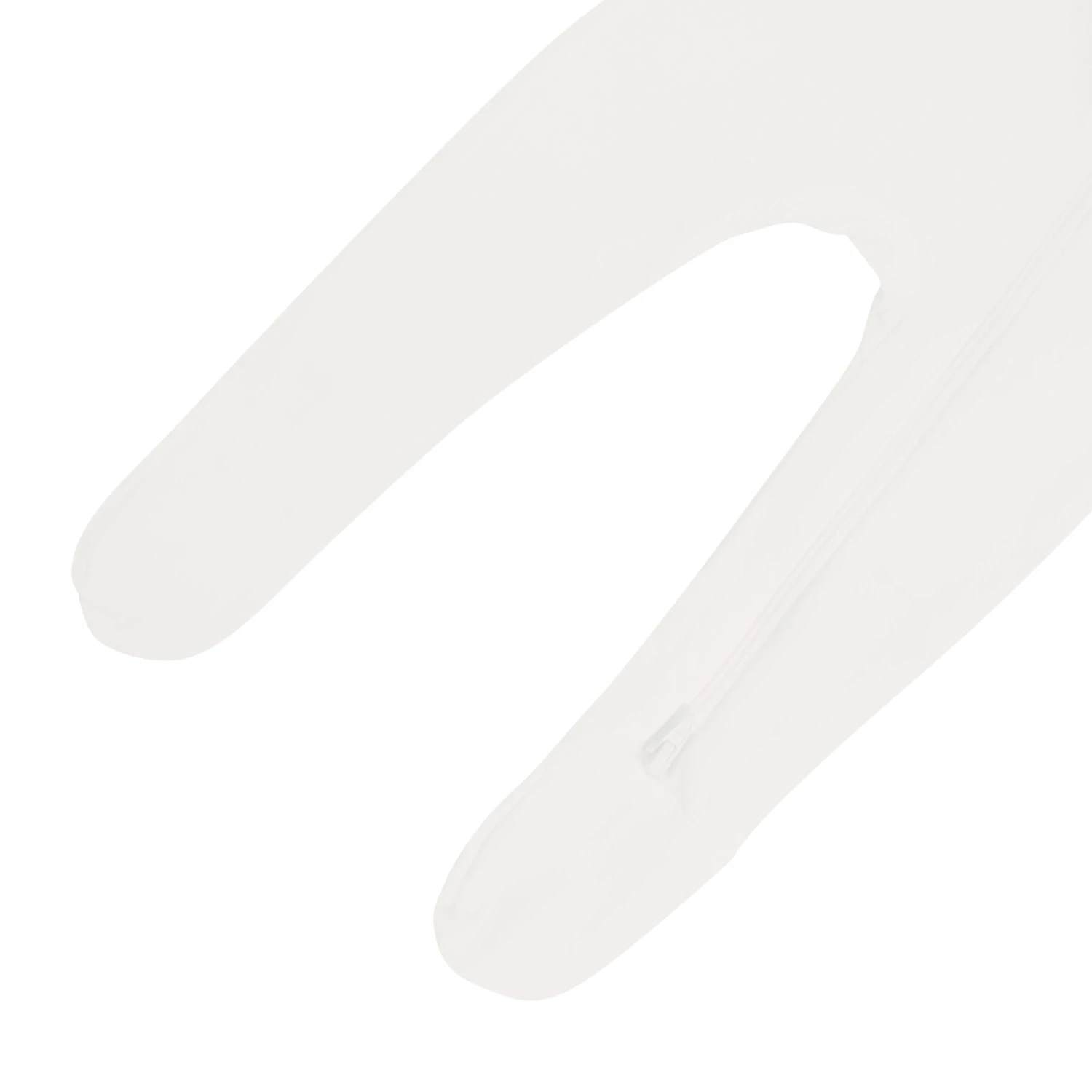 Zippered Footie In Cloud - Image 7